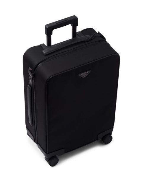 Prada Re-Nylon triangle-logo trolley - Black
