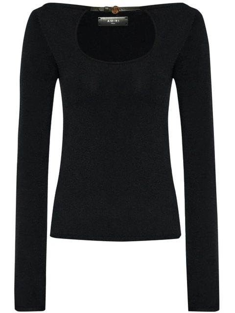 AMIRI logo-plaque top - Black - zdjęcie produktu nr 1