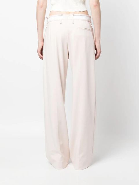 MM6 Maison Margiela Deconstructed tailored trousers - Pink
