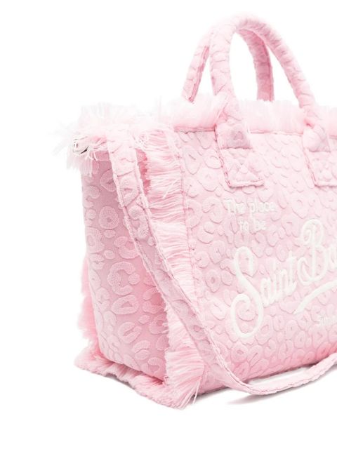 MC2 Saint Barth fringed-trim tote bag - Pink