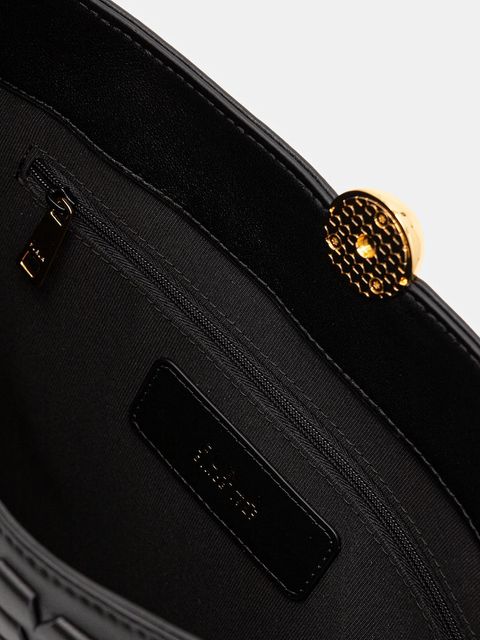 Furla torebka skórzana kolor czarny WB01403.BX3977.O6000