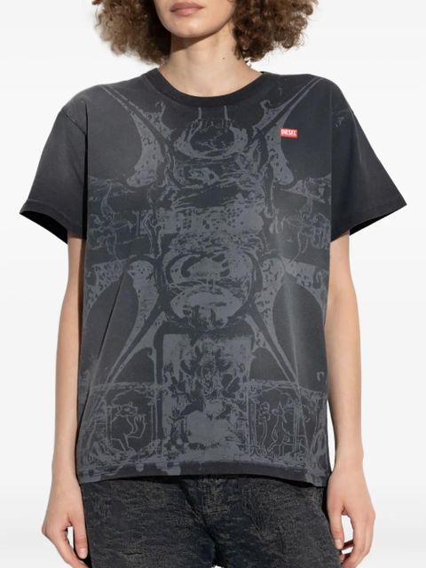 Diesel T-Marey-R2 graphic-print T-shirt - Grey