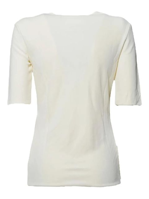 Jil Sander crepe T-shirt - White - zdjęcie produktu nr 2