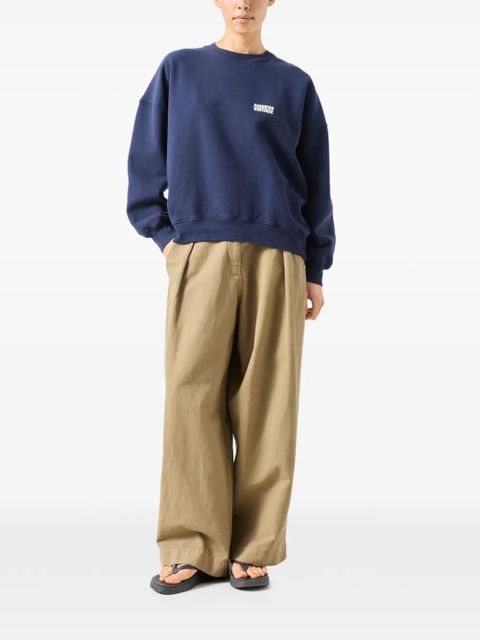 American Vintage Plizzy long-sleeve sweatshirt - Blue - zdjęcie produktu nr 2