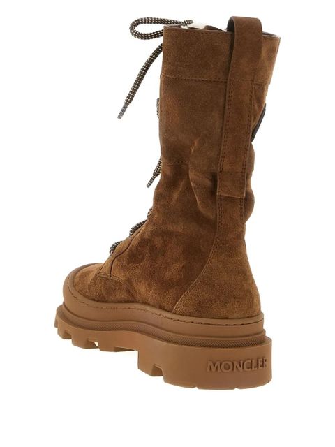 Moncler Vera shearling lace-up High boots - Brown - zdjęcie produktu nr 2