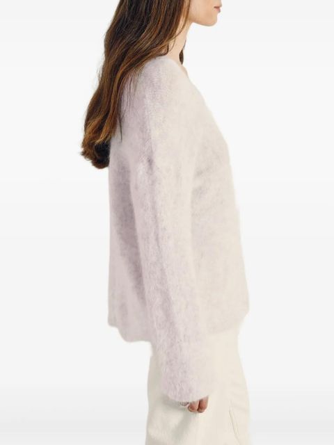 American Vintage Nuny U-neck sweater - Neutrals