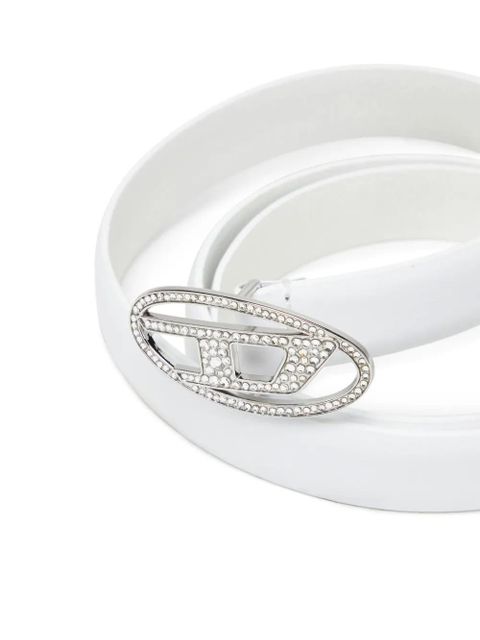 Diesel B-1DR leather belt - White - zdjęcie produktu nr 2