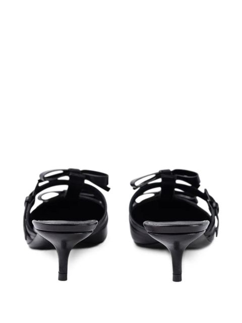 Valentino Garavani 50mm bow-detail mules - Black