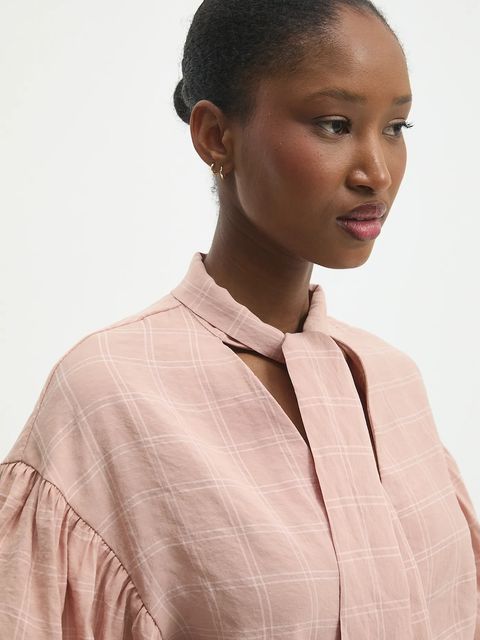 Answear.LAB koszula damskie kolor różowy regular