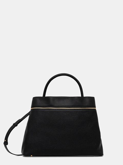 Twinset torebka skórzana kolor czarny 252TD8260 - zdjęcie produktu nr 1