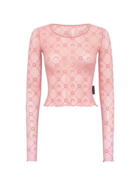Marine Serre geometric-pattern top - Pink - zdjęcie produktu nr 1