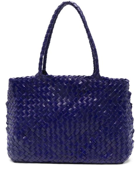 DRAGON DIFFUSION braided handle tote bag - Blue - zdjęcie produktu nr 1