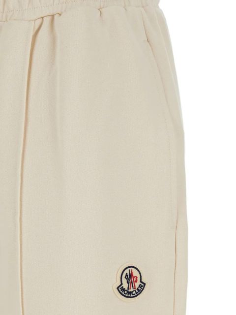 Moncler logo-patch elasticated-waistband track pants - Neutrals