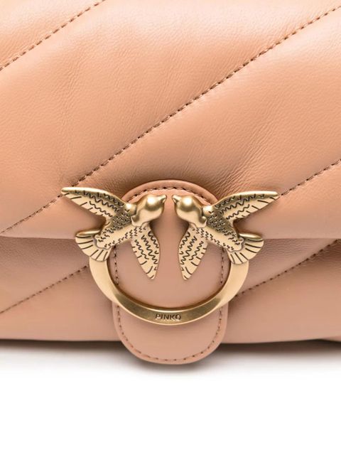 PINKO Love quilted logo-plaque shoulder bag