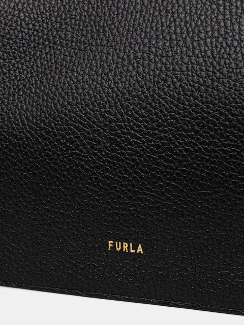 Furla torebka skórzana kolor czarny WB01246.HSF000.O6000