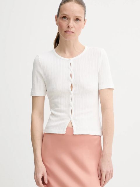 Samsoe Samsoe t-shirt bawełniany SAJUNI - zdjęcie produktu nr 2