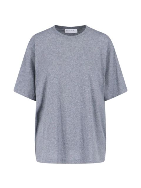 The Frankie Shop Harper organic cotton T-shirt - Grey - zdjęcie produktu nr 1