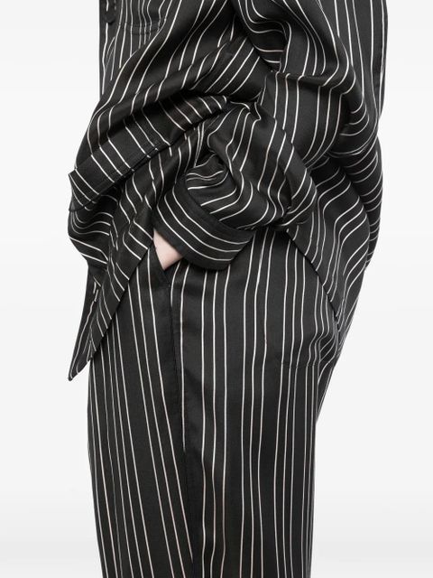 TOM FORD striped trousers - Black