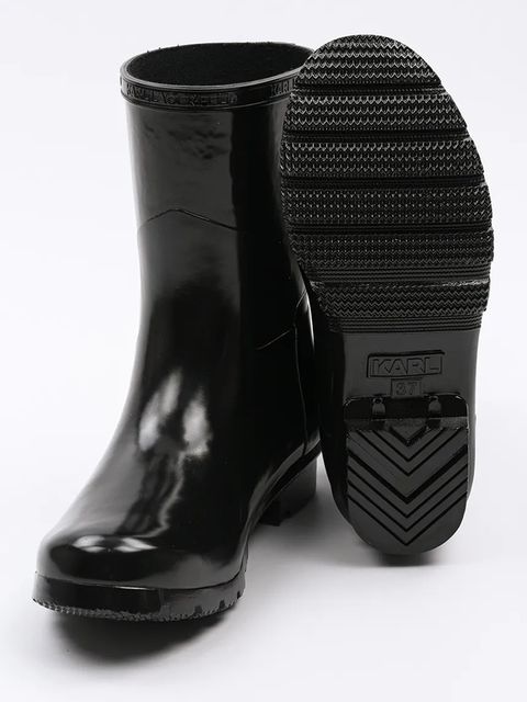 Karl Lagerfeld kalosze KALOSH damskie kolor czarny KL47075S