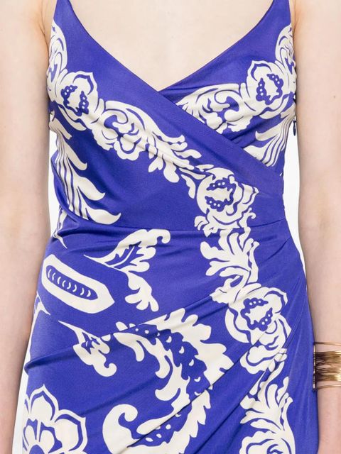 ETRO paisley-print midi skirt - Blue