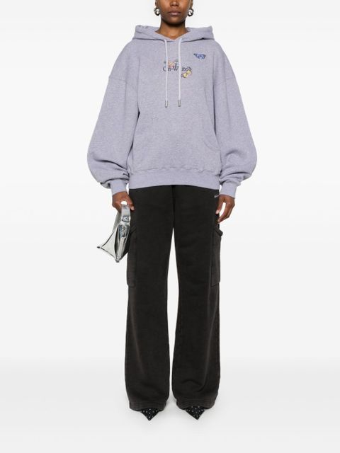 Off-White Bookish Butterfly hoodie - Grey - zdjęcie produktu nr 2