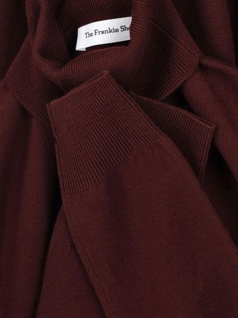 The Frankie Shop Eve roll-neck sweater - Red