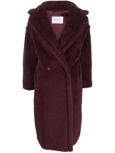Max Mara Tedgirl double-breasted alpaca-wool coat - Purple - zdjęcie produktu nr 1