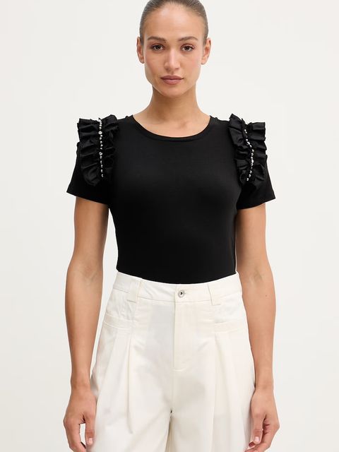 Gaudi T-shirt damski bawełniany z elastanem - zdjęcie produktu nr 1