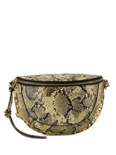 ISABEL MARANT snake-pattern belt bag - Green - zdjęcie produktu nr 1