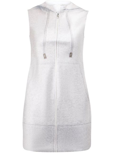 JW Anderson zipped hoodie mini dress - Grey - zdjęcie produktu nr 1