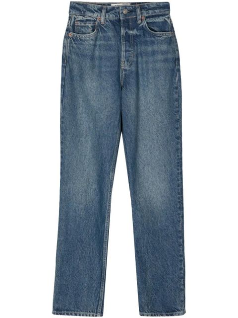 Reformation Cynthia high-rise straight-leg jeans - Blue - zdjęcie produktu nr 1