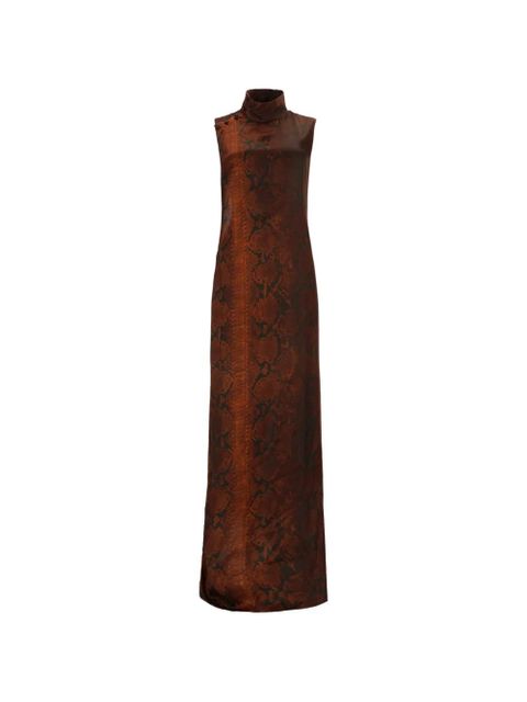Jean Paul Gaultier printed maxi dress - Brown - zdjęcie produktu nr 1