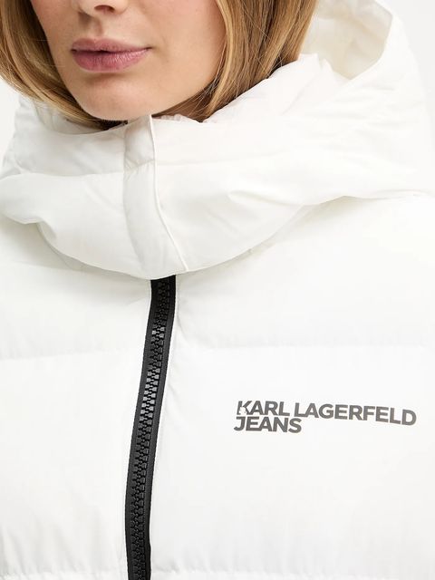 Karl Lagerfeld Jeans kurtka kolor biały zimowa A3W15023