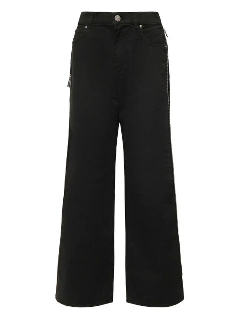 PINKO zip-detail jeans - Nero limousine - zdjęcie produktu nr 1