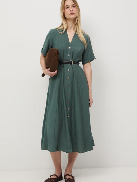 Medicine sukienka rozkloszowana z wiskozą - zdjęcie produktu nr 1