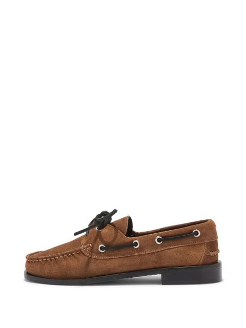 Aeyde Harris lace-up loafers - Brown - zdjęcie produktu nr 1
