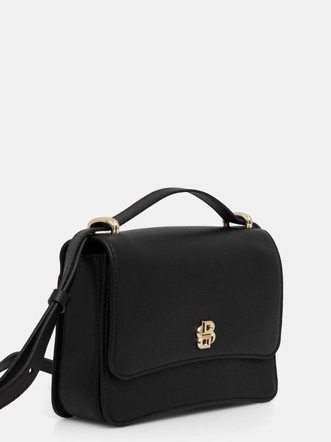 BOSS torebka skórzana kolor czarny 50554935 - zdjęcie produktu nr 2