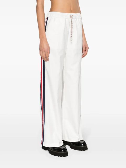 Gucci Web-striped jacquard trousers - White