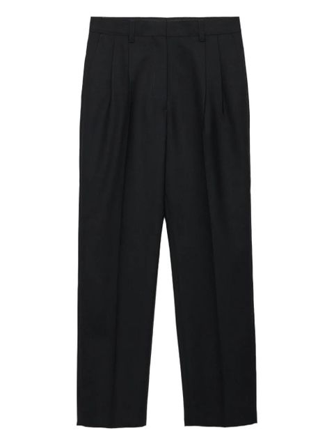 Prada pleated-front wool trousers - Black - zdjęcie produktu nr 1