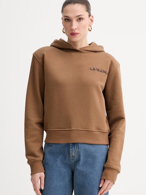 La Mania Bluza z kapturem damska z bawełną LIO - zdjęcie produktu nr 2