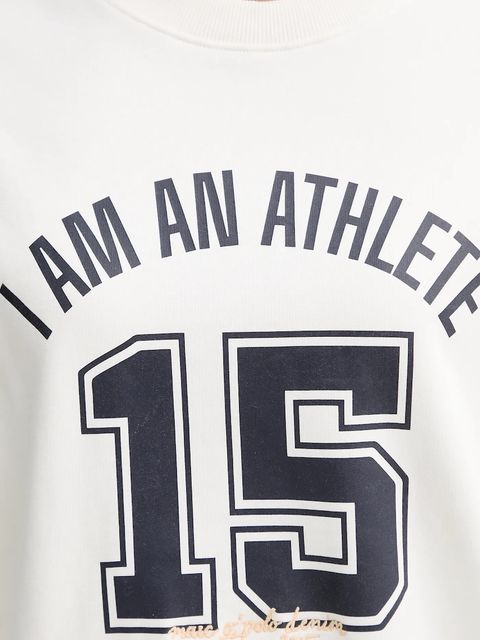 Marc O'Polo bluza bawełniana damska kolor beżowy z nadrukiem 5000007532