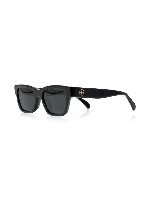 ANINE BING Daria square-frame sunglasses - Black - zdjęcie produktu nr 2