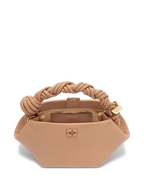 GANNI mini Bou tote bag - Brown
