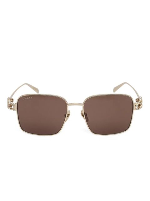 Gucci Eyewear square-frame sunglasses - Gold - zdjęcie produktu nr 1