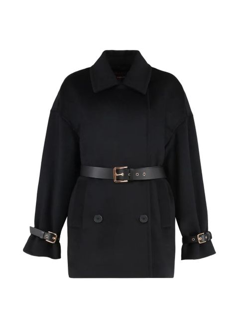 Max Mara belted double-breasted coat - Black - zdjęcie produktu nr 1