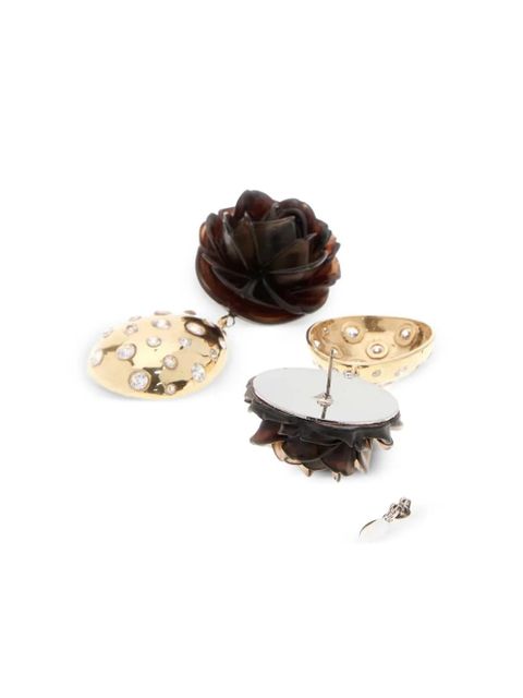 Magda Butrym rose earrings - Gold