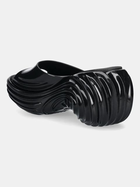 Melissa klapki MELISSA PLATFORM DIESEL AD damskie kolor czarny na platformie M 36152