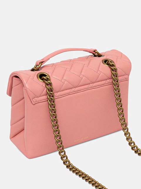 Kurt Geiger London torebka skórzana KENSINGTON kolor pomarańczowy 3586257109