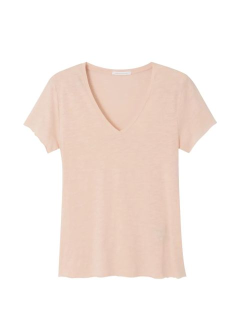 American Vintage Jacksonville V-neck short-sleeves T-shirt - Orange - zdjęcie produktu nr 1