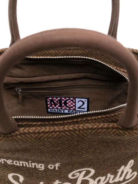 MC2 Saint Barth fringed tote bag - Brown